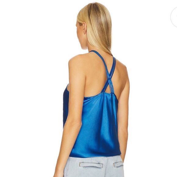 NWT Veronica Beard Stewart Top in Azure Blue
Size 10 Silk Revolve - Picture 5 of 15
